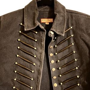 Double D Ranch Denim Steampunk Western Style Jacket Medium